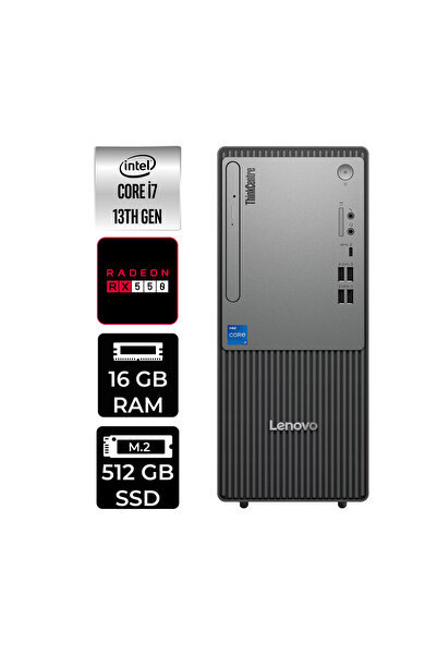 LENOVO ThinkCentre Neo 50T G5 i7 13700 16GB 512GB SSD RX550/4GB W11H Masaüstü...