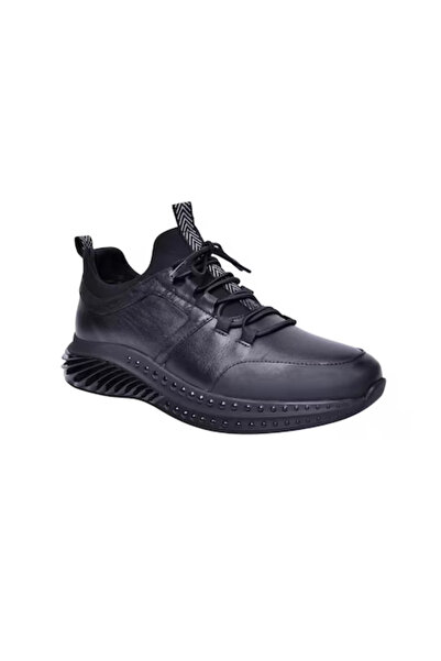 MARCOMEN Sneakers sport barbati, bleumarin, piele naturala, 40