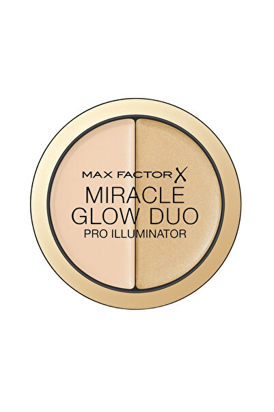 Max Factor , Miracle Glow Duo, Illuminating, Highlighter Powder, 10, Light, 11 g