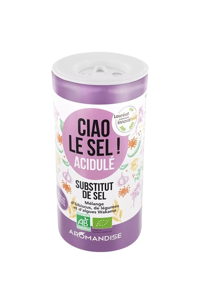 Aromandise Ciao salt - salt substitute, acidulated, organic 70g,