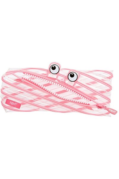 Zipit Penar cu fermoar, Clear Monster - roz