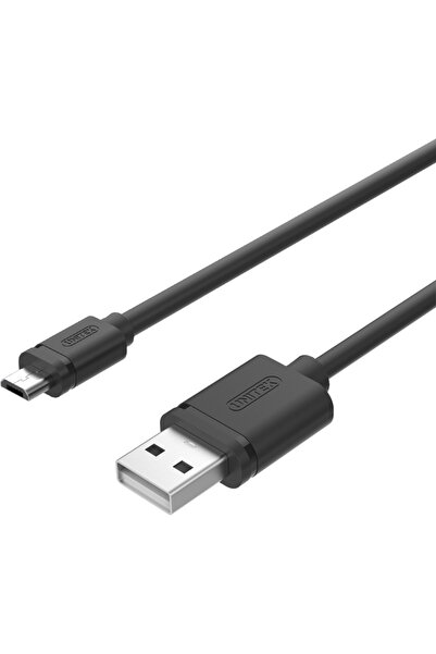 Unitek Cablu USB 2.0 AM-microUSB BM, 3,0m; Y-C435GBK