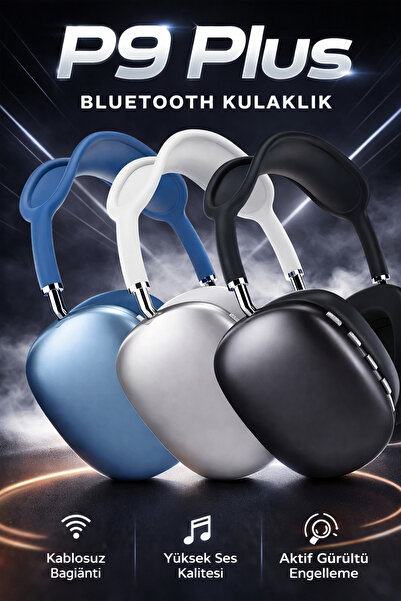 DigiMonster P9 Plus Bluetooth Kulaklık Mikrofonlu Gürültü Önleyici 10 Saat Ça...