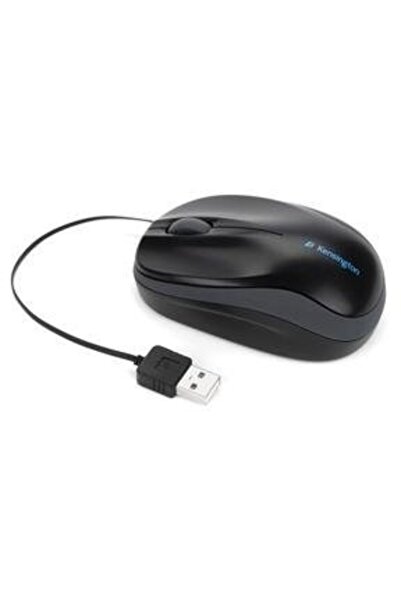 KENSINGTON Pro Fit Retractable black - K72339EU Negru 1000 dpi USB Optic