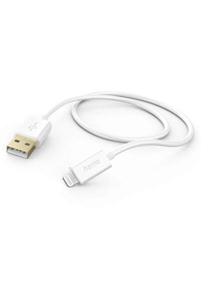 Hama 00201581 Charging Cable, USB-A - Lightning 1.5m white