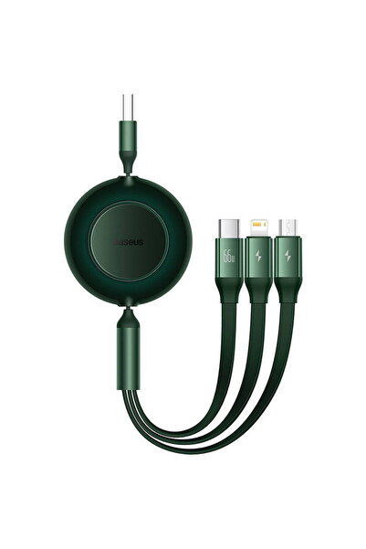 Baseus Cablu USB 3-în-1 Bright Mirror 3 pentru micro USB / USB-C / Lightning ...