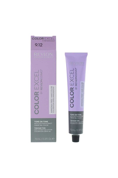 Revlon , Color Excel, Vopsea de păr semipermanentă, 9.12 Blond Irisat Cenușiu...