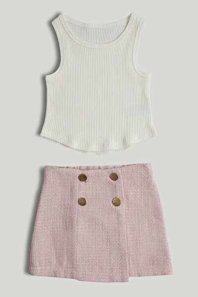 MOTHERCARE Pink Skirt and Top Outfit