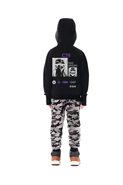 Flaubert LOTS MODA Ζακέτα Unisex με μάσκα χιονιού Ninja, από χοντρό φλις με 2...