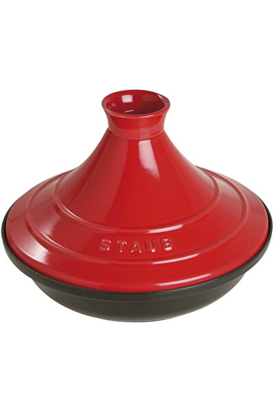 STAUB Tajine 28cm round, cherry cast iron, Tagine specialities