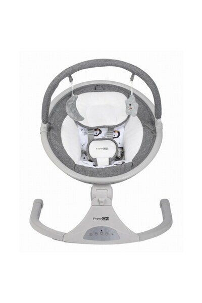 FreeON Rocking chair, FreeOn, Elite, With 12 melodies, 5 swing speeds, Grey