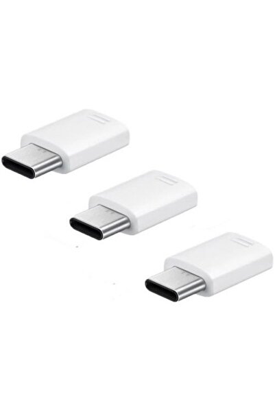Samsung USB Tip C - MicroUSB Alb, Pachet de 3