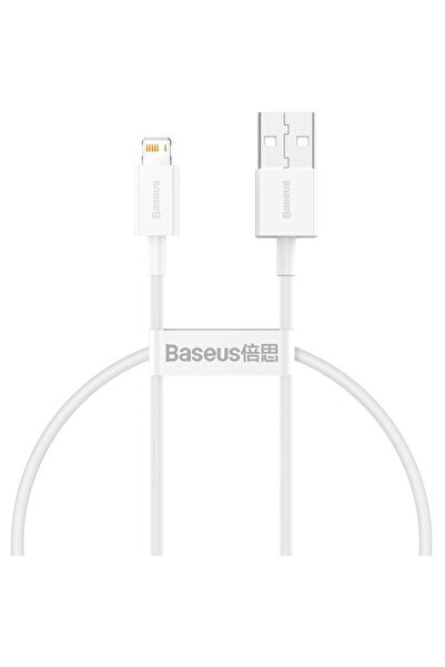 Baseus Seria Superior CALYS-02, adaptor USB Lightning, 0.25 m, 2.4A, Alb