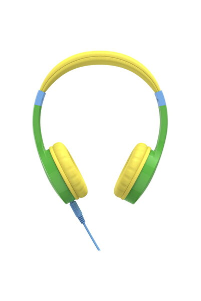 Hama Căști Kids Guard, cu fir, supraauriculare, Verde-galben