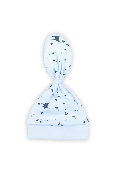 Nicol Șapcă-eșarfă din bumbac pentru bebeluși Max light, mărimea 68/74