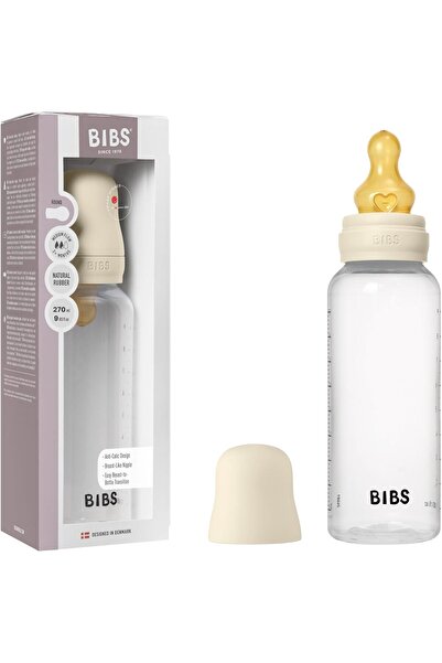 Bibs زجاجة رضاعة للأطفال سعة 270 مل / 9 أونصة، حلمة من مطاط اللاتكس الطبيعي -...