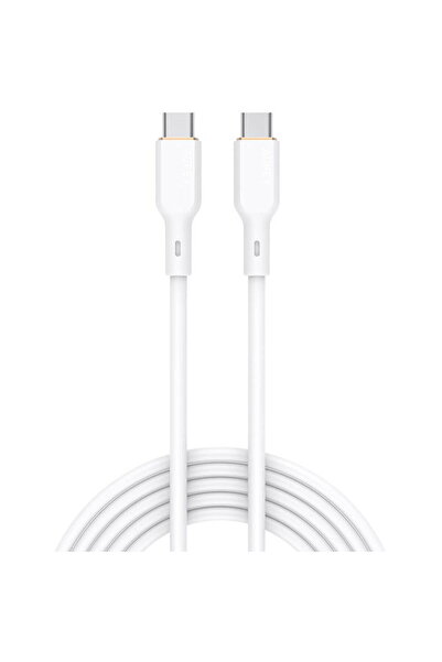 AUKEY Cablu USB-C la USB-C CB-SCC102, 100W, 1.8m (alb)