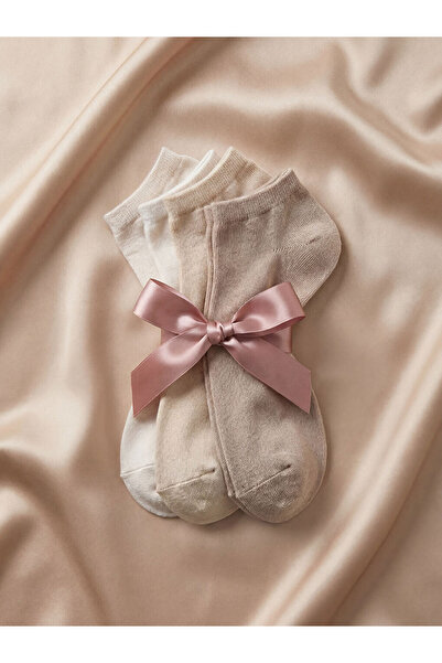 LC Waikiki RMZ GİYİM FARKİLYA Ciorapi plate pentru femei, pachet de 5