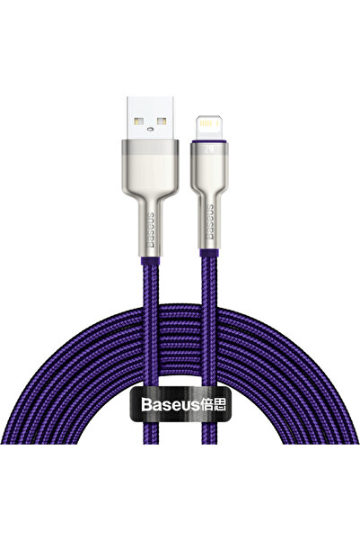 Baseus USB pentru cablu Lightning, 2.4A, 2m (violet)