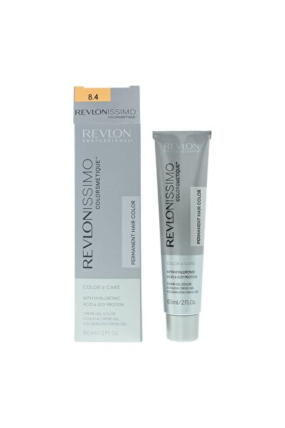 Revlon Revlonissimo Colorsmetique, Vopsea de păr permanentă, 8.4 Blond cupru ...