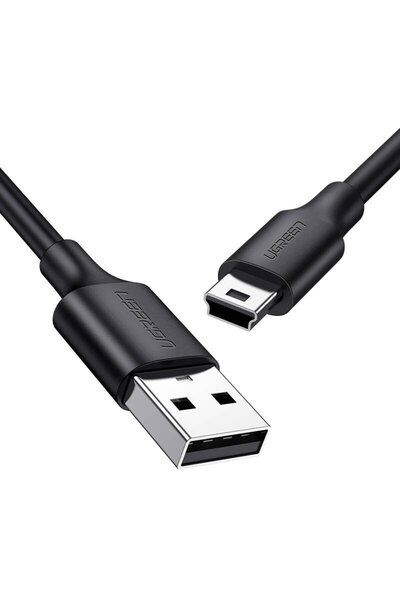 Ugreen Cablu USB la Mini USB US132, 2m (negru)