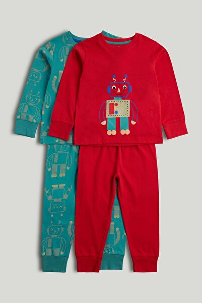 MOTHERCARE عبوة من قطعتين من بيجامات الروبوت