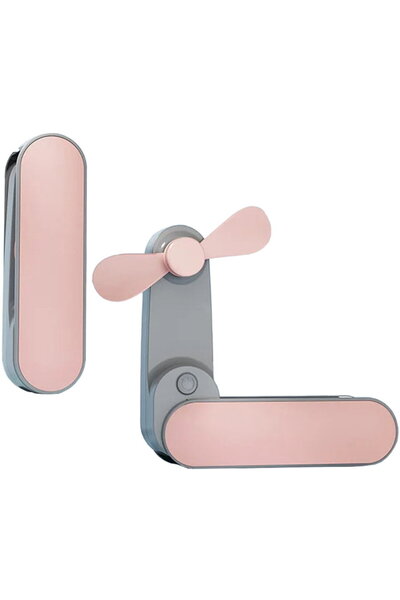 Techsuit Portable Fan, 1200mAh - (TF1) Pink