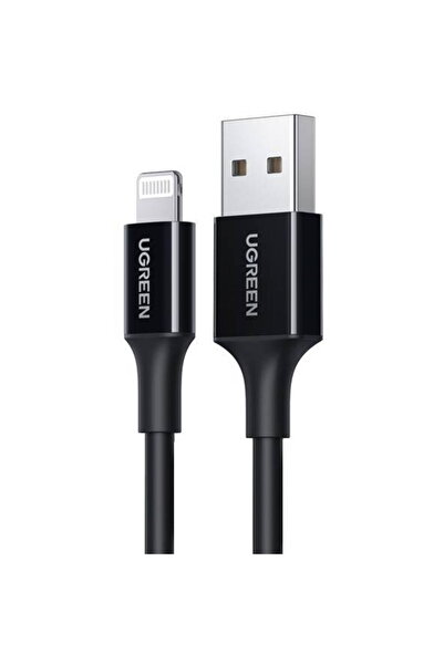 Ugreen Cablu USB la Lightning US155, MFi, 2m (negru)