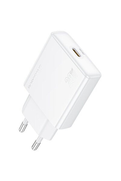Borofone BN23" Încărcare rapidă 20W 1x USB Type-C Alb