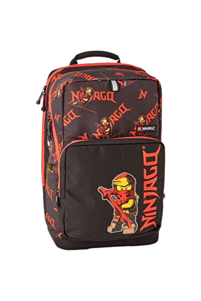 LEGO Σχολική τσάντα Maxi Light - σχέδιο NinjaGo, Κόκκινη
