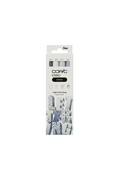 Copic CIAO SHADE SET LIGHT COOL GRAY 4 LU