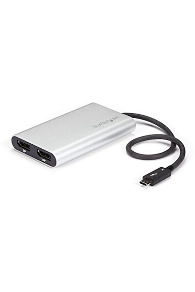 startech Thunderbolt 3 to Dual DisplayPort Adapter 4K 60Hz Converter - Mac & ...