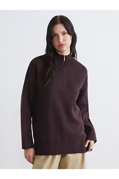 LC Waikiki Özmarka New Season Stand Collar Women's Knitwear Sweater