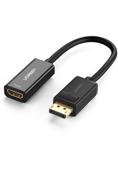 Ugreen Adaptor MM137 DisplayPort (mascul) - HDMI (mamă) 4K (negru)