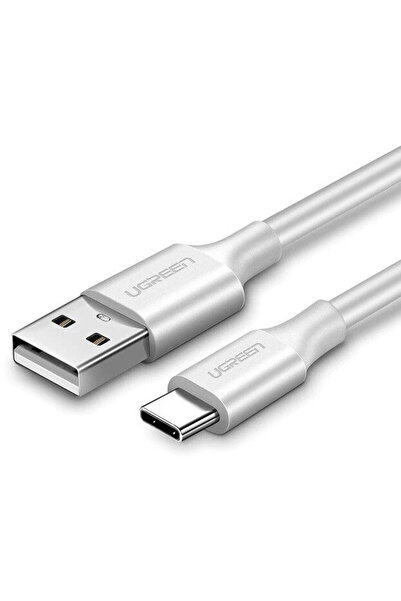 Ugreen Cablu USB la USB-C, QC3.0, 1m (alb)