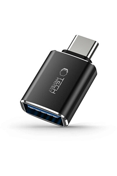 Tech-Protect ADAPTOR ULTRABOOST TYPE-C LA USB OTG NEGRU