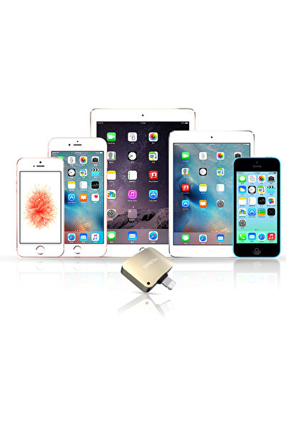 Mcdodo Adaptor Compact Lightning la port Lightning și port Jack 3.5mm Gold (a...