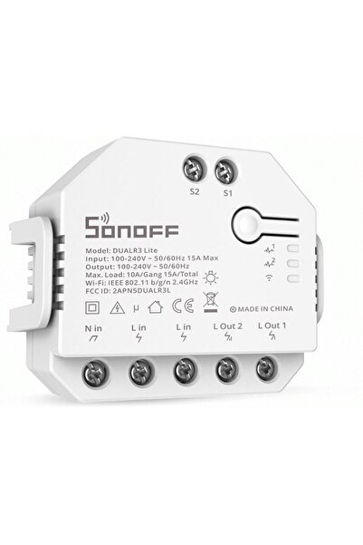Sonoff 031124, 100-240 V, 2.4 GHz, 15 A, White