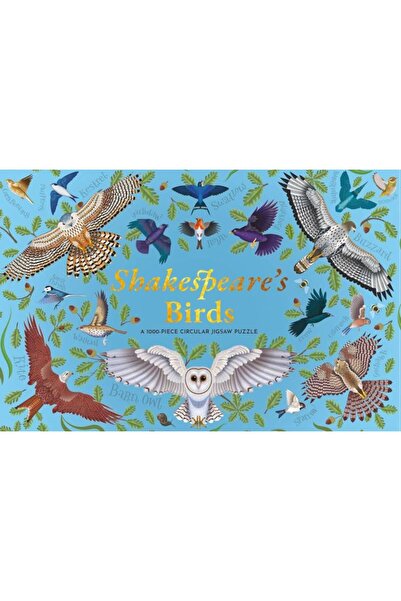 Skittledog Păsările lui Shakespeare: Un puzzle circular de 1000 de piese pent...