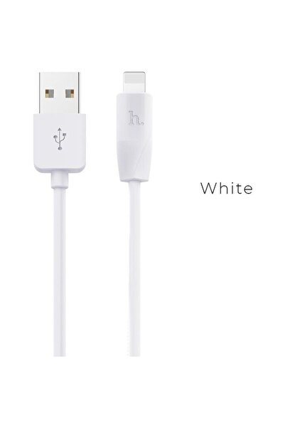 Hoco Cablu Lightning X1 2m WH