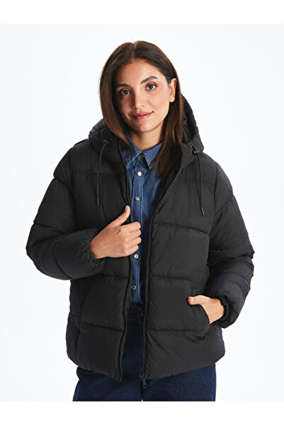 LC Waikiki Rmz Gi̇yi̇m Farkiyla Women's Hooded Puffer Coat