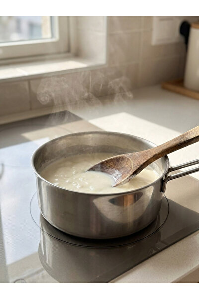 YUNUSOĞLU HOME Stainless Steel Single Handle Multi-Purpose Deep Pan Silver Co...