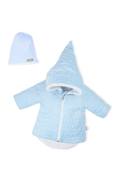 Nicol Winter baby coat with cap Kids Winter blue, size 56 (0-3m)