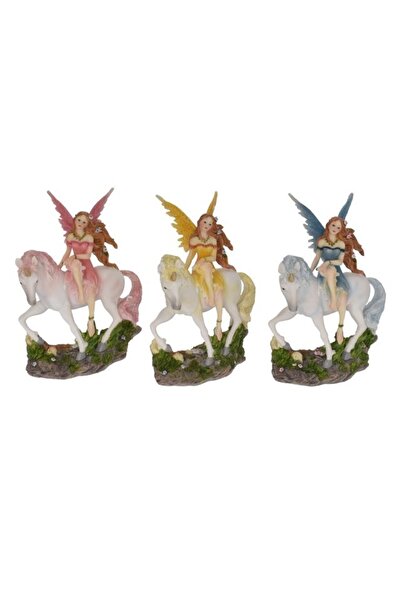 DecoDepot Figurina zana cu unicorn, 14x9x13 cm