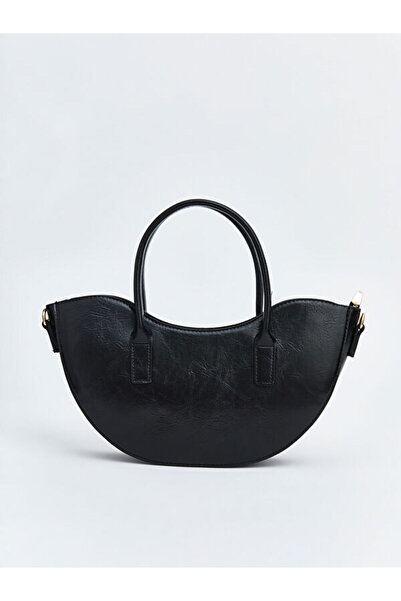 LC Waikiki Rmz Gi̇yi̇m Farkiyla Leather Look Women's Moon Bag