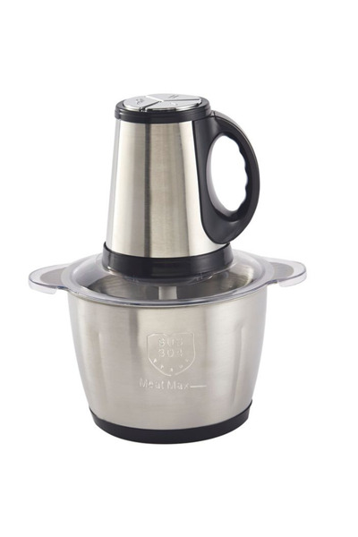 TWOMAX Vegtable Chopper With Mincer Grinder 4 Liter /600W Silver