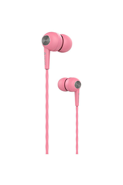 Devia Kintone Jack 3.5mm, Casti In ear cu fir, Roz