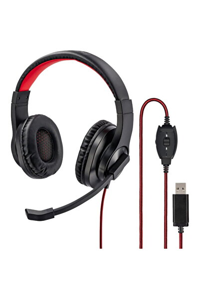 Hama HS-USB400 PC Office Headset, Stereo, Black