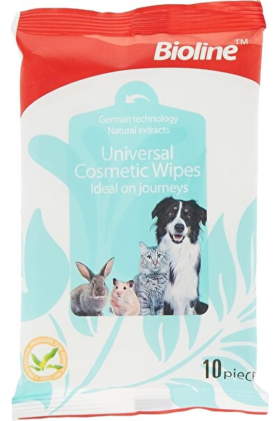 Bioline مناديل مبللة للعناية بالجمال، 10 قطع