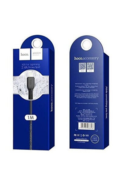 Hoco Cablu Lightning Flash X20, Negru